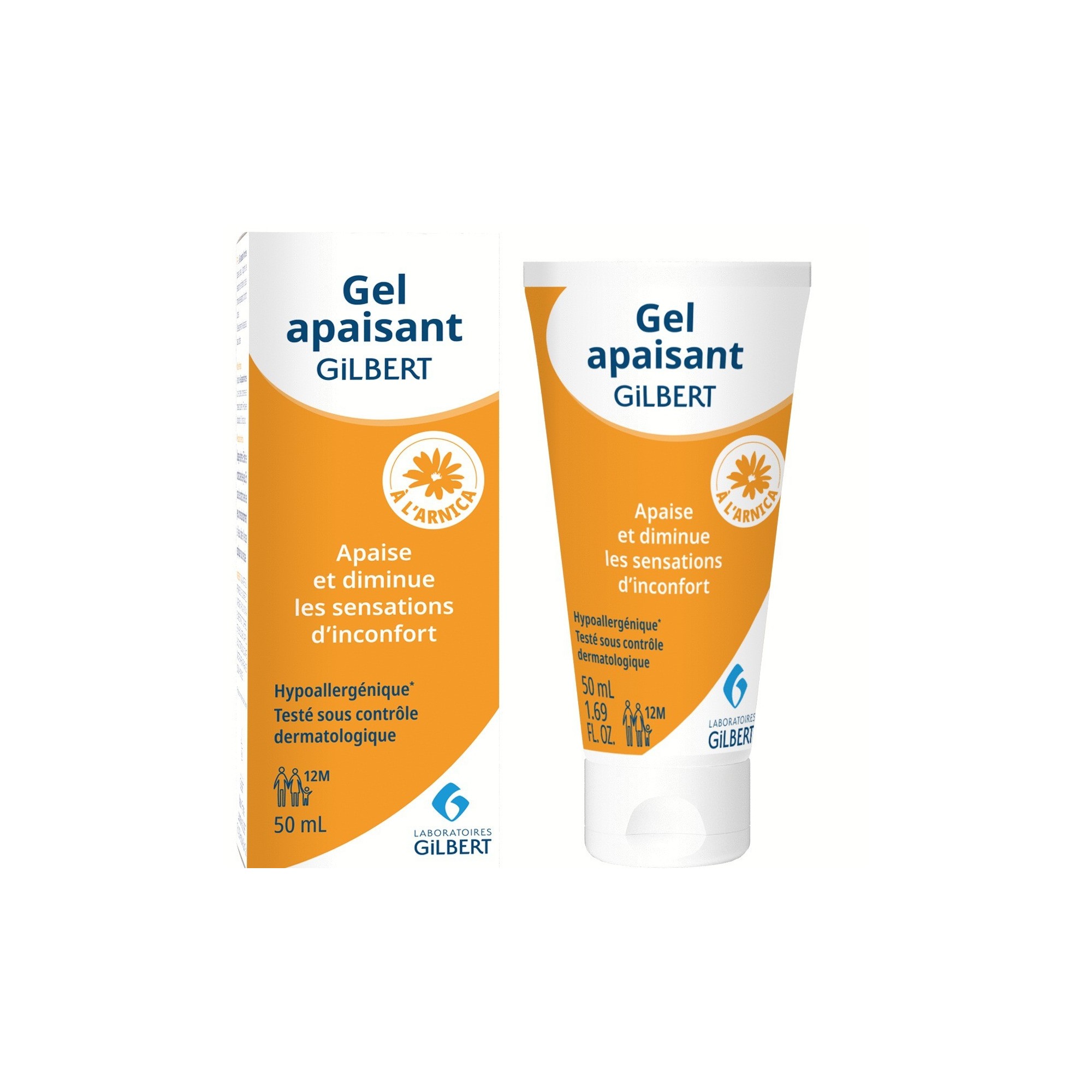 Gel apaisant à l'arnica 50mL - GILBERT