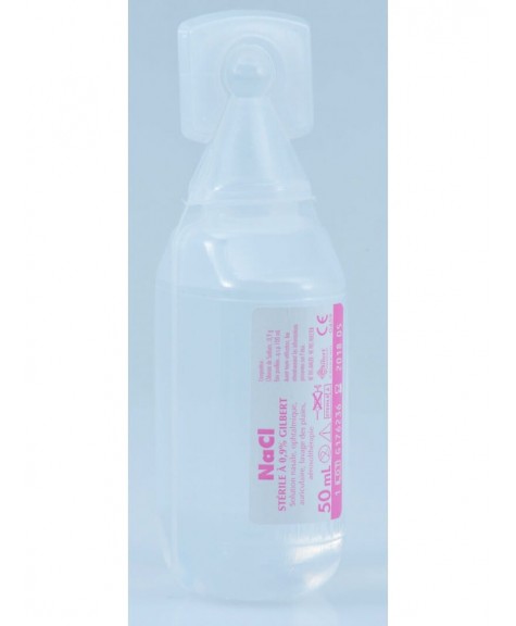 Sérum physiologique en unidoses de 50mL - GILBERT