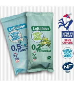 Ethylotest sans chrome à usage unique avec ballon - Ethylotests - 3