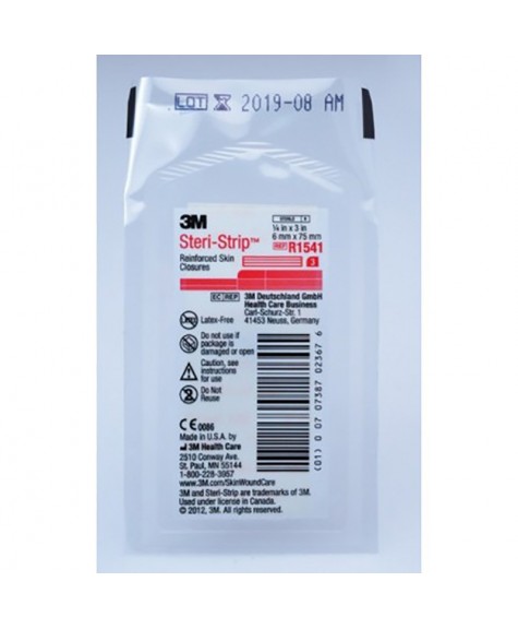 Sachet de 3 sutures adhésives 6x75mm STERI STRIP - 3M