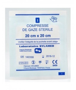 Compresse de gaze stérile 5x5cm