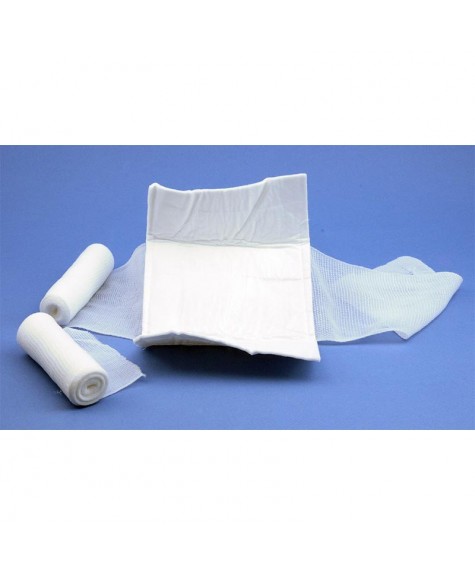 Pansement compressif 2 bandes 1 compresse 13x22cm