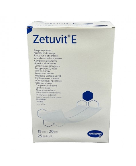 Pansement américain absorbant Zetuvite E 15 x 20cm - HARTMANN
