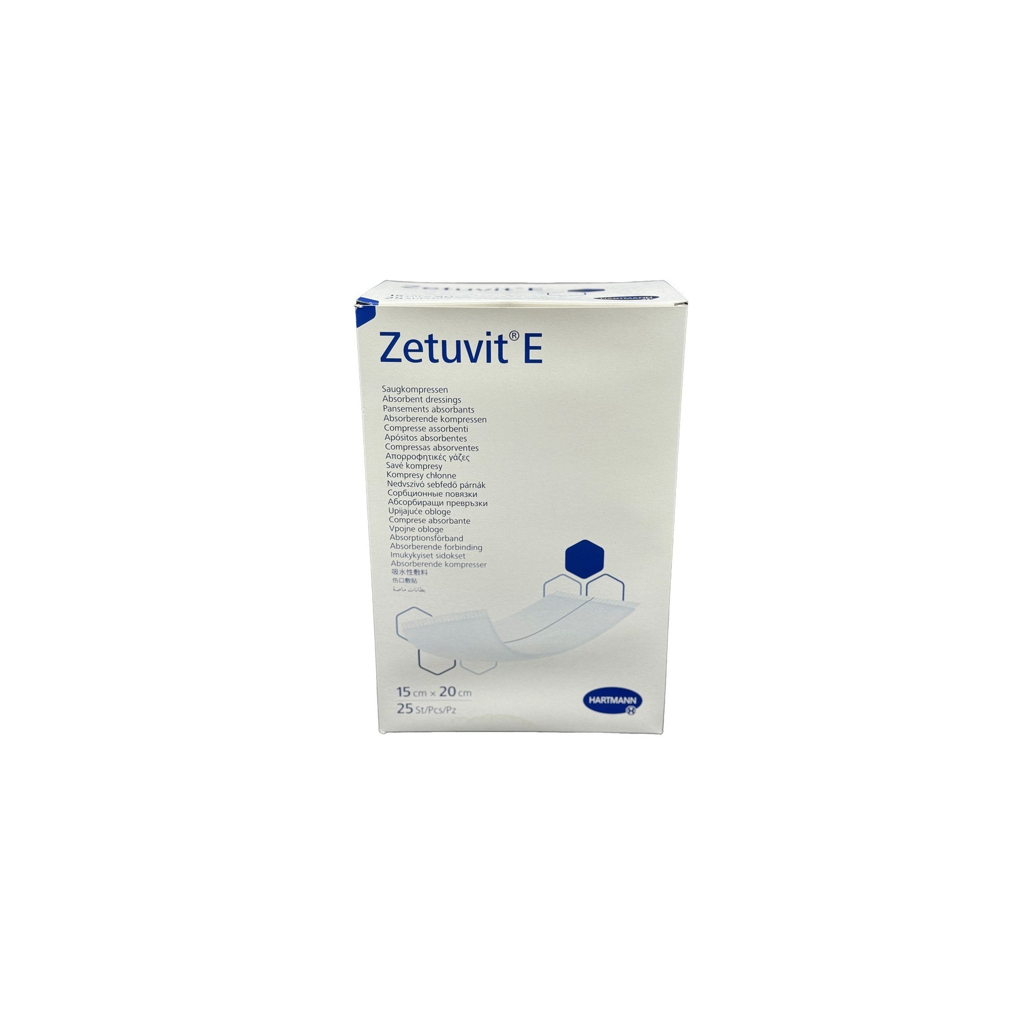 Pansement américain absorbant Zetuvite E 15 x 20cm - HARTMANN