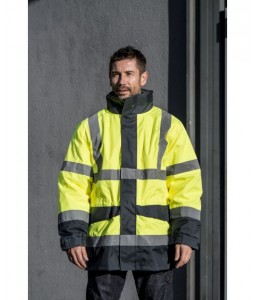 Parka de travail haute visibilité Rangoun - Securitop - Vêtements haute-visibilité - 3