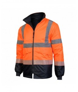 Blouson de travail haute visibilité Bagane - Securitop - Vêtements haute-visibilité - 2