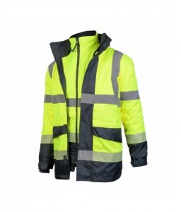 Blouson de travail haute visibilité Bagane - Securitop - Vêtements haute-visibilité - 4