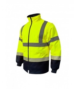 Blouson de travail haute visibilité Bagane - Securitop - Vêtements haute-visibilité - 5