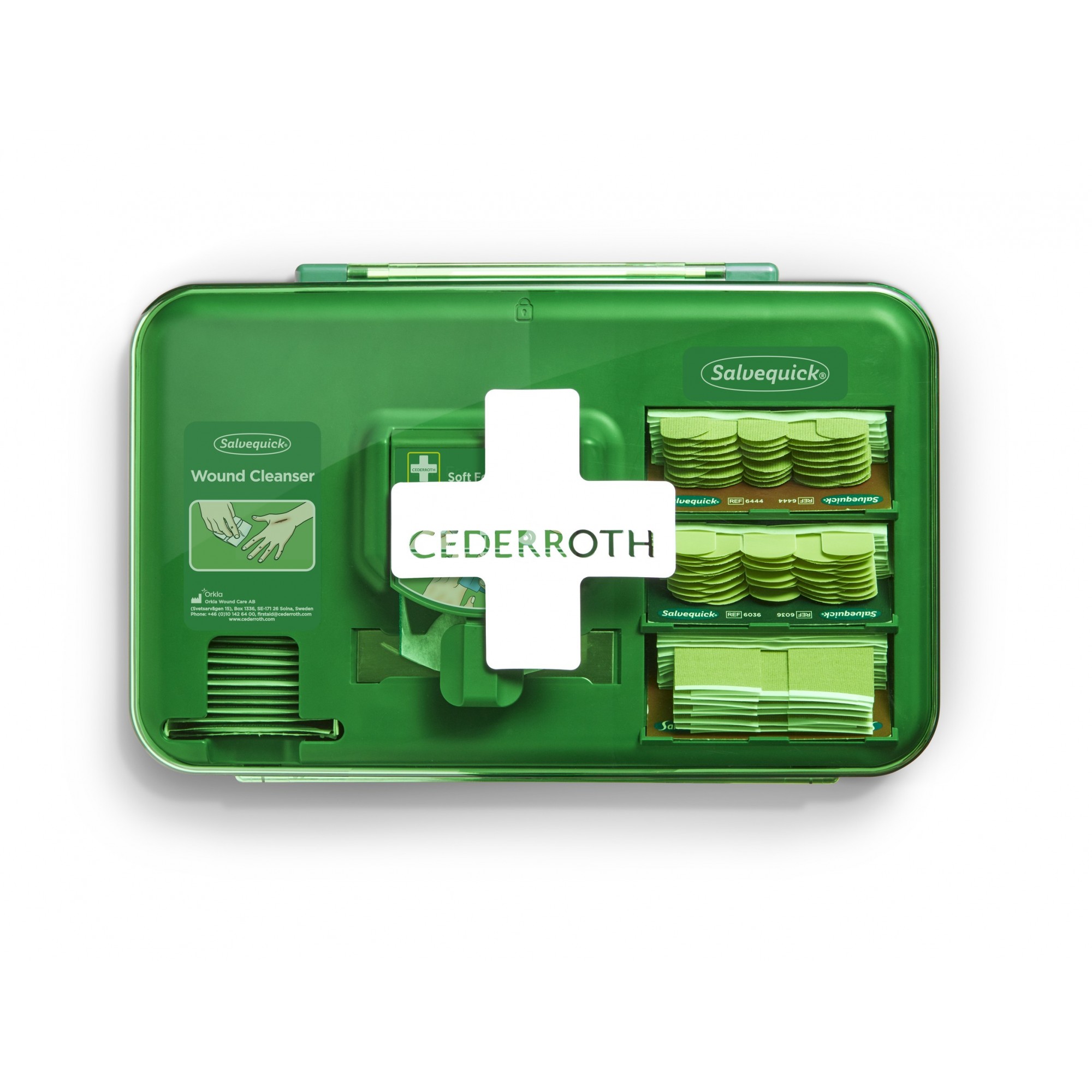 Distributeur garni de soins des plaies CEDERROTH - CEDERROTH