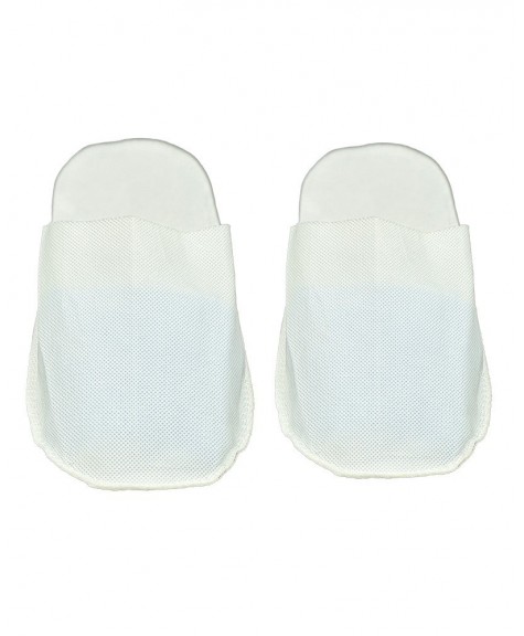 Paire de pantoufles jetables blanches