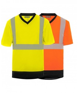 T-shirt manches courtes haute-visibilité Helium - T2S