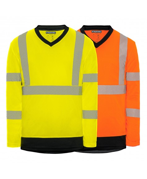 T-SHIRT manches longues haute-visibilité HELIUM - T2S