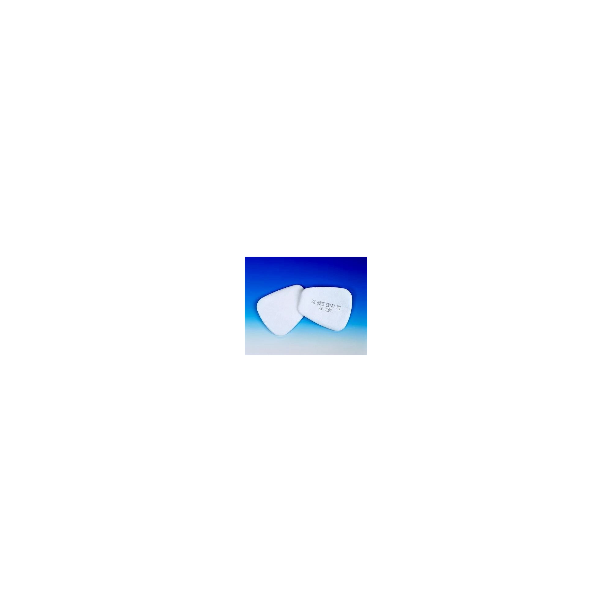 2 Filtres anti-poussière P2R 5925 pour masques séries 6000 6500 et 7000 - 3M - 106