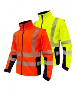SOFTSHELL HAUTE VISIBILITE TREGANA RECYCLEE 3 COUCHES - Sécuritop - SECURITOP