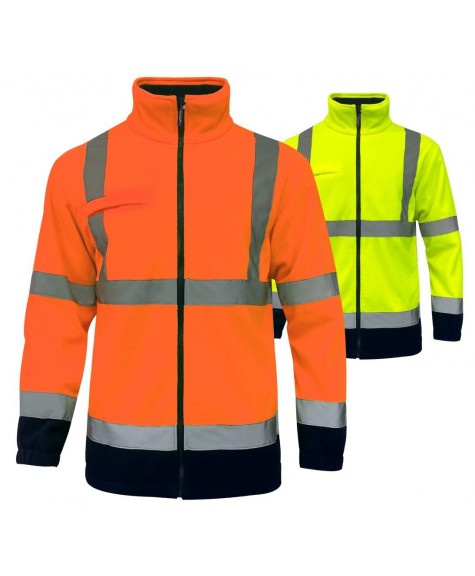 Polaire Haute-visibilité Liverpool recyclée - Sécuritop - SECURITOP