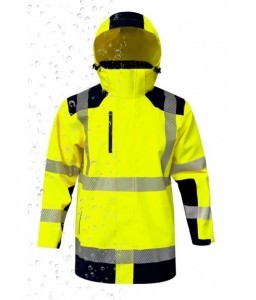 VESTE DE PLUIE HAUTE VISIBILITE LIMA RECYCLEE - SECURITOP - Parkas et manteaux - 2