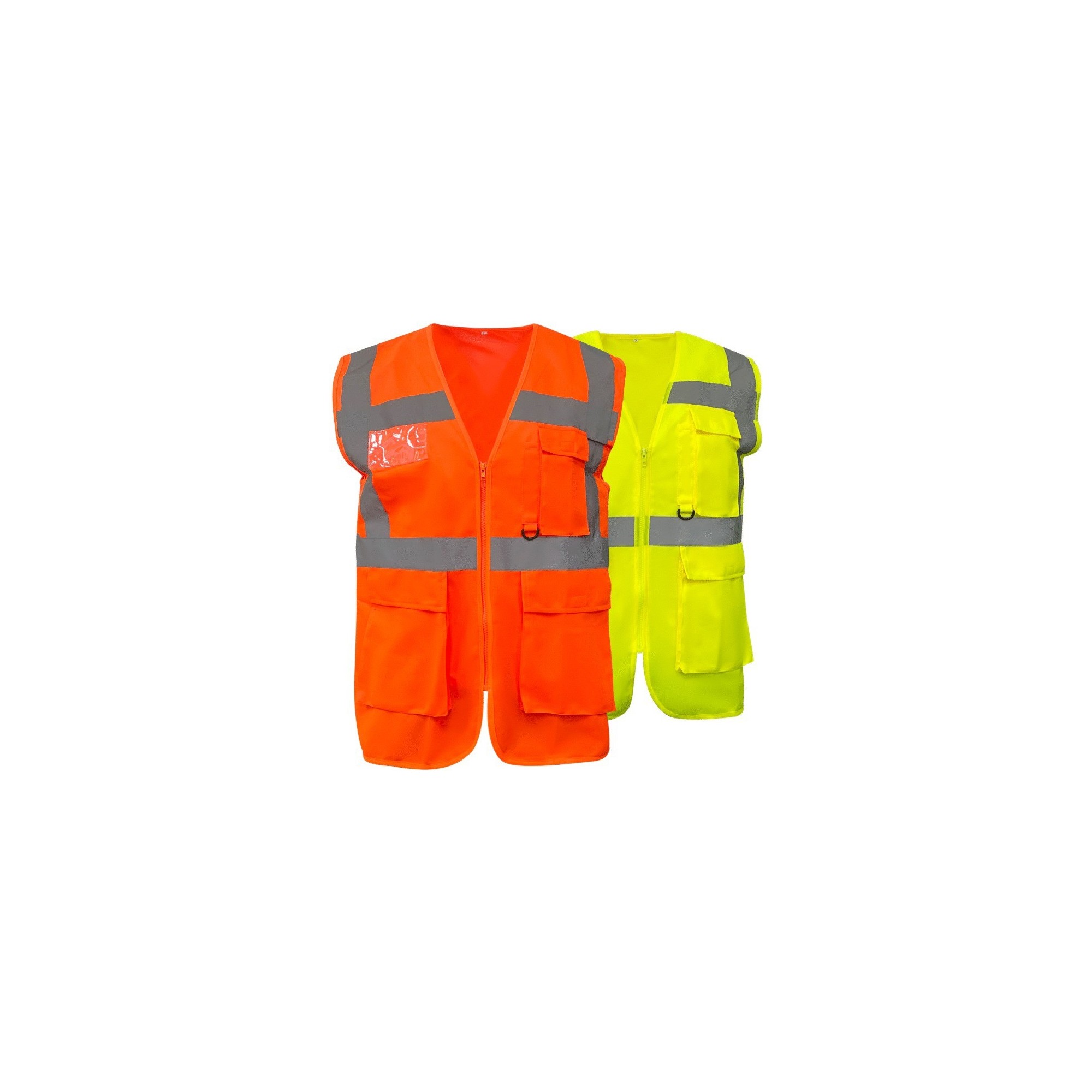 GILET HAUTE VISIBILITE LUMEN MULTIPOCHES RECYCLÉ - Sécuritop - SECURITOP