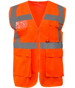 GILET HAUTE VISIBILITE LUMEN MULTIPOCHES RECYCLÉ - Sécuritop - SECURITOP - Vêtements haute-visibilité - 6