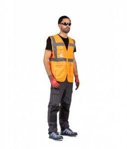 GILET HAUTE VISIBILITE LUMEN MULTIPOCHES RECYCLÉ - Sécuritop - SECURITOP - Vêtements haute-visibilité - 7