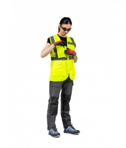 GILET HAUTE VISIBILITE LUMEN MULTIPOCHES RECYCLÉ - Sécuritop - SECURITOP - Vêtements haute-visibilité - 8
