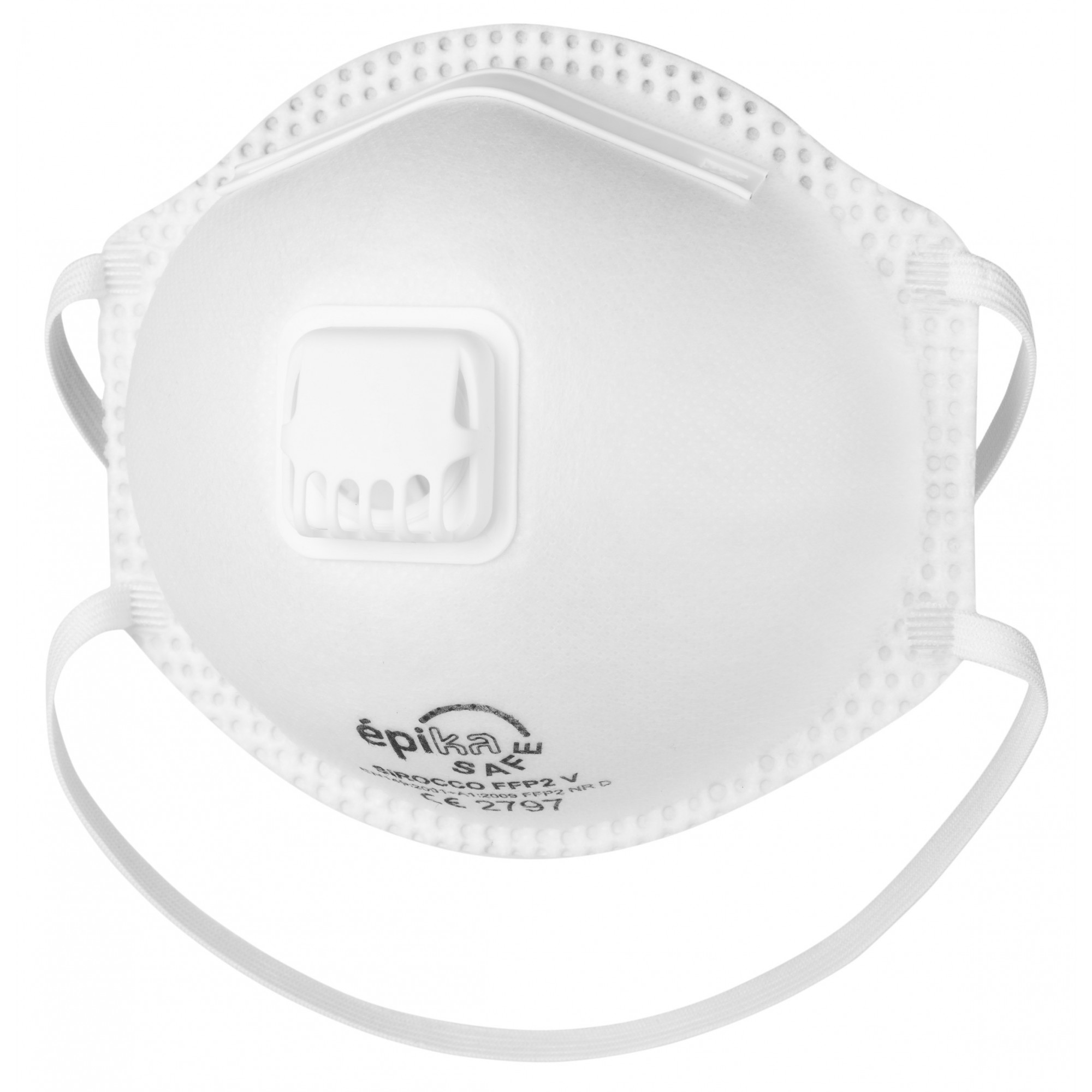 Boîte de 10 MASQUEs JETABLEs COQUE FFP2 VALVE SIROCCO - EPIKA SAFE