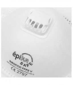 Boîte de 10 MASQUEs JETABLEs COQUE FFP2 VALVE SIROCCO - EPIKA SAFE - Masques jetables - 5