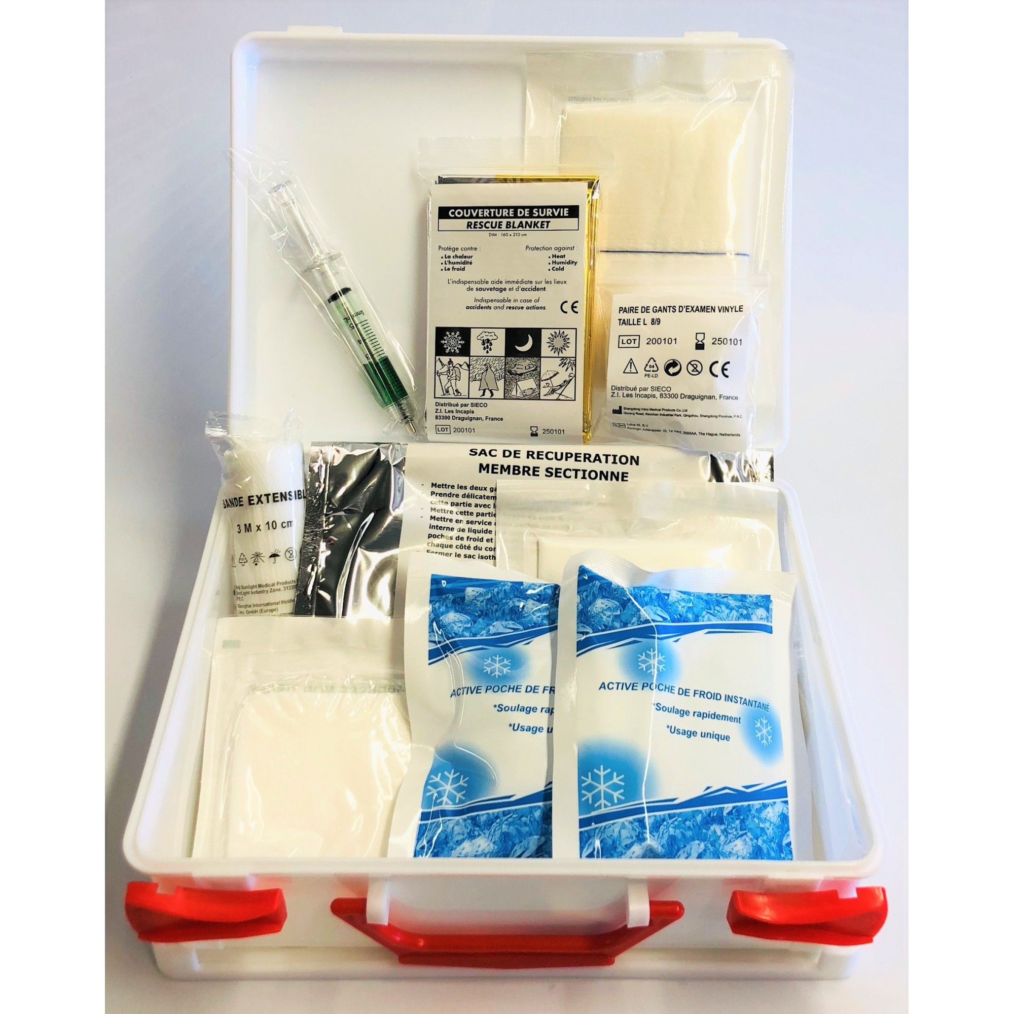 TROUSSE MEMBRE SECTIONNE