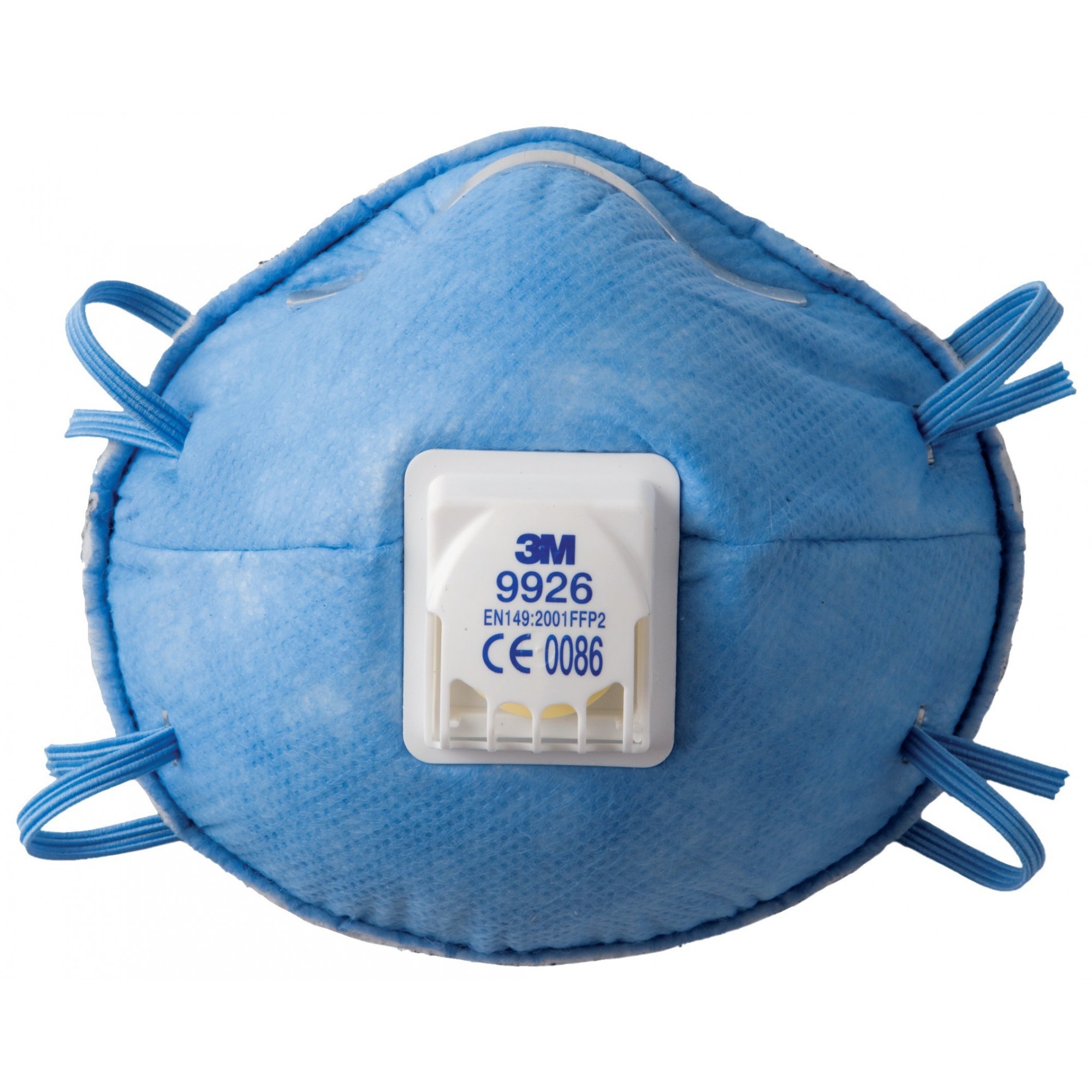 Boîte de 20 masques jetables coques anti-odeur avec soupape 9926 FFP2 - 3M Boîte de 20 masques jetables coques anti-odeur avec soupape 9926 FFP2 - 3M