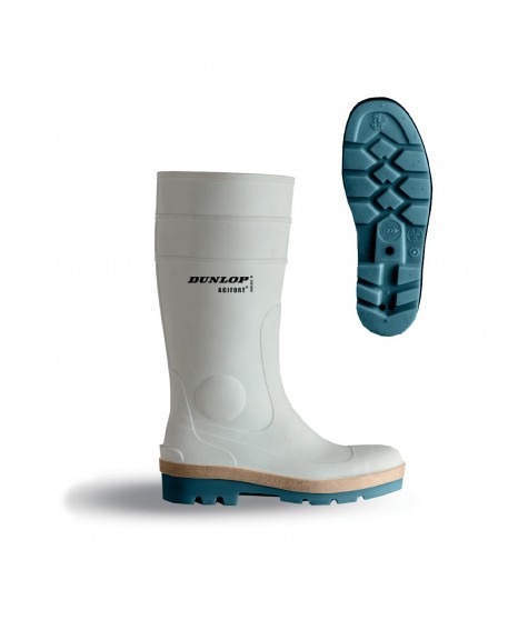 Botte de sécurité blanche Acifort tricolour A781.331 - DUNLOP