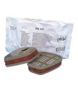 2 Filtres anti-gaz et vapeurs A1 6051 pour masques séries 6000 6500 et 7000 - 3M