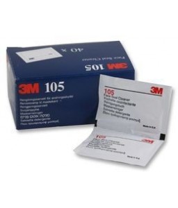 Boîte de 40 lingettes nettoyantes pour masques et demi-masques - 3M - Accessoires : protection respiratoire - 2