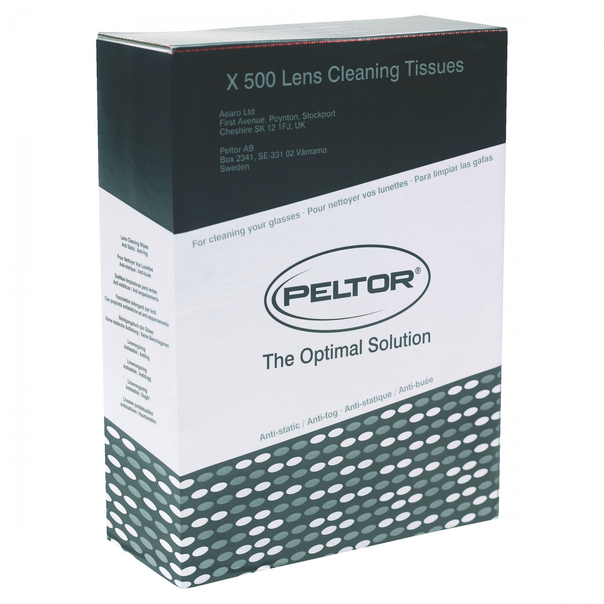 Boîte de 500 lingettes nettoyantes pour lunettes et masques - 3M