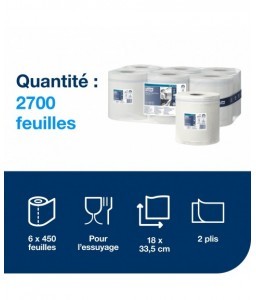 6 rouleaux de papier d'essuyage à dévidage central - Tork - Essuyage - 4