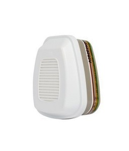 2 Filtres combinés anti-gaz et anti-particules vapeurs A2B2E2K2HgP3 6099 pour masques séries 6000 - 3M - Filtres et cartouches -