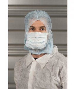50 cagoules jetables avec masque - EPIKA - Coiffes jetables - 2