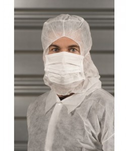 50 cagoules jetables avec masque - EPIKA - Coiffes jetables - 3