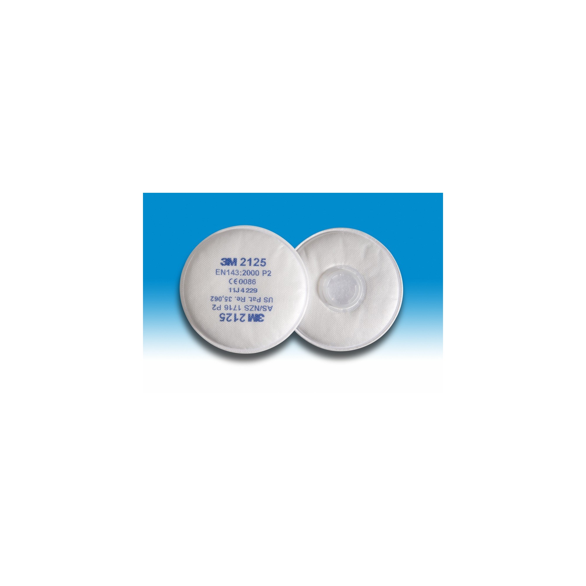 2 Filtres anti-poussière P2SL 2135 pour masques séries 6000 6500 et 7000 - 3M