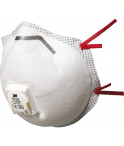Boîte de 5 masques jetables pliables anti-poussière avec soupape 9936 - 3M