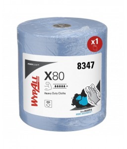 CHIFFONS WYPALL X80 BLEU 8347 - KIMBERLY-CLARK