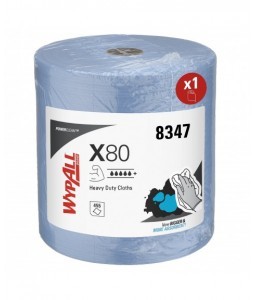 CHIFFONS WYPALL X80 BLEU 8347 - KIMBERLY-CLARK