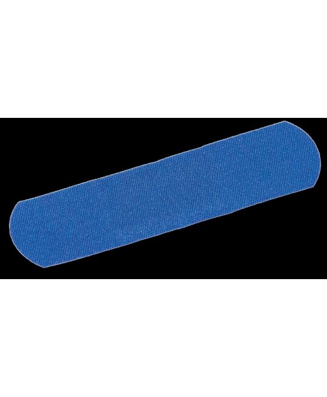 SACHETS DE 50 PANSEMENTS BLEUS TISSES 7X2CM