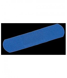 SACHETS DE 50 PANSEMENTS BLEUS TISSES 7X2CM
