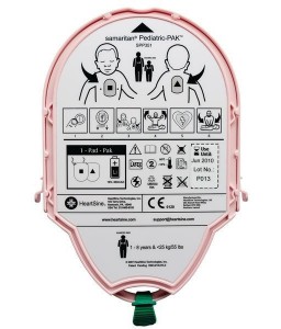 Pad-Pak pédiatrique pour défibrillateur HEARTSINE SAMARITAN