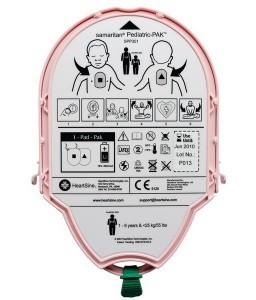 Pad-Pak pédiatrique pour défibrillateur HEARTSINE SAMARITAN