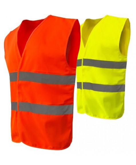 GILET NEON 2 HAUTE VISIBILITÉ 2 BANDES - Sécuritop - SECURITOP