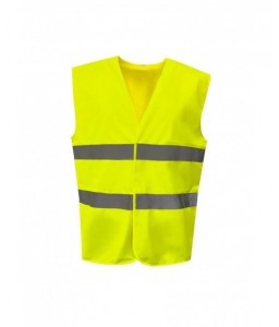 GILET NEON 2 HAUTE VISIBILITÉ 2 BANDES - Sécuritop - SECURITOP - Vêtements haute-visibilité - 3