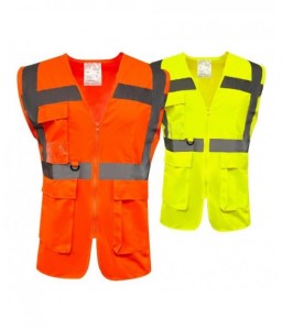 GILET HAUTE VISIBILITE LUMEN MULTIPOCHES RECYCLÉ - Sécuritop - SECURITOP