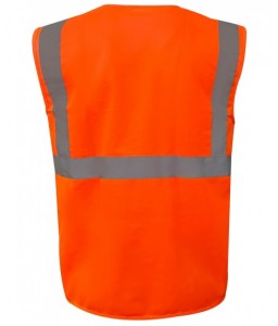 GILET HAUTE VISIBILITE LUMEN MULTIPOCHES RECYCLÉ - Sécuritop - SECURITOP - Vêtements haute-visibilité - 5