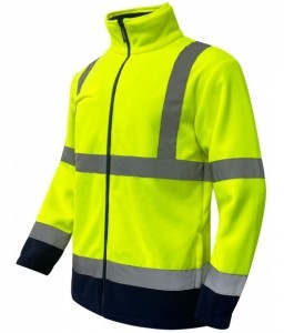 Polaire Haute-visibilité Liverpool recyclée - Sécuritop - SECURITOP - Vêtements haute-visibilité - 3