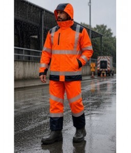 VESTE DE PLUIE HAUTE VISIBILITE LIMA RECYCLEE - SECURITOP - Parkas et manteaux - 6